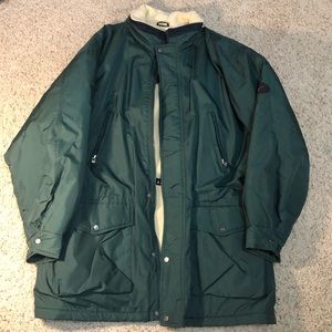 Green Winter Coat